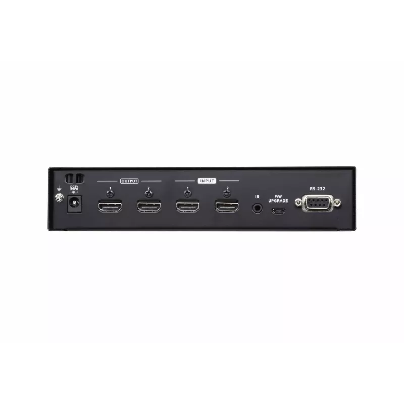 Conmutador de matriz HDMI ATEN 2x2 4K, hasta 15 m, conmutador de matriz AV, 10,2 Gbit/s, 340 MHz, 4096 x 2160 píxeles, 4096 x 2160, 3840 x 2160, negro