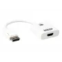Adaptador activo DisplayPort a HDMI ATEN True 4K, 4096 x 2160 píxeles, 60 Hz, blanco, convertidor de vídeo activo, 0 - 50 °C, -20 - 60 °C