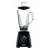 Batidora de vaso Tefal BL4208 — 600 W, recipiente de plástico de 1,25 L, 2 velocidades, trituradora de hielo, negra