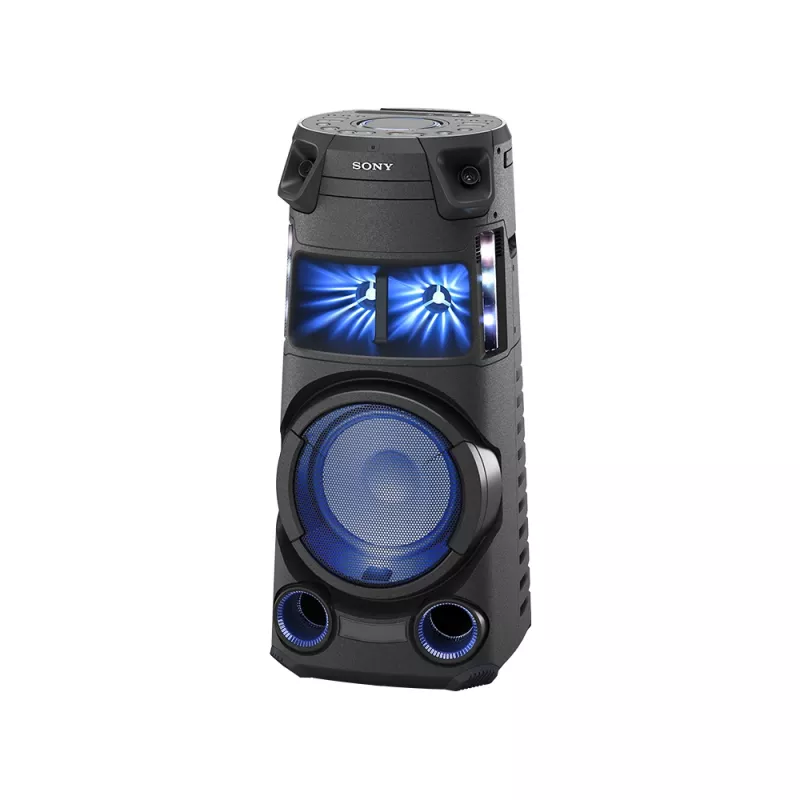 Sony MHCV43D.CEK, microcadena de audio doméstico, negro, FM, CD, CD-R, CD-RW, DVD, DVD-R, DVD-RW, 0,5 W, 349,5 mm