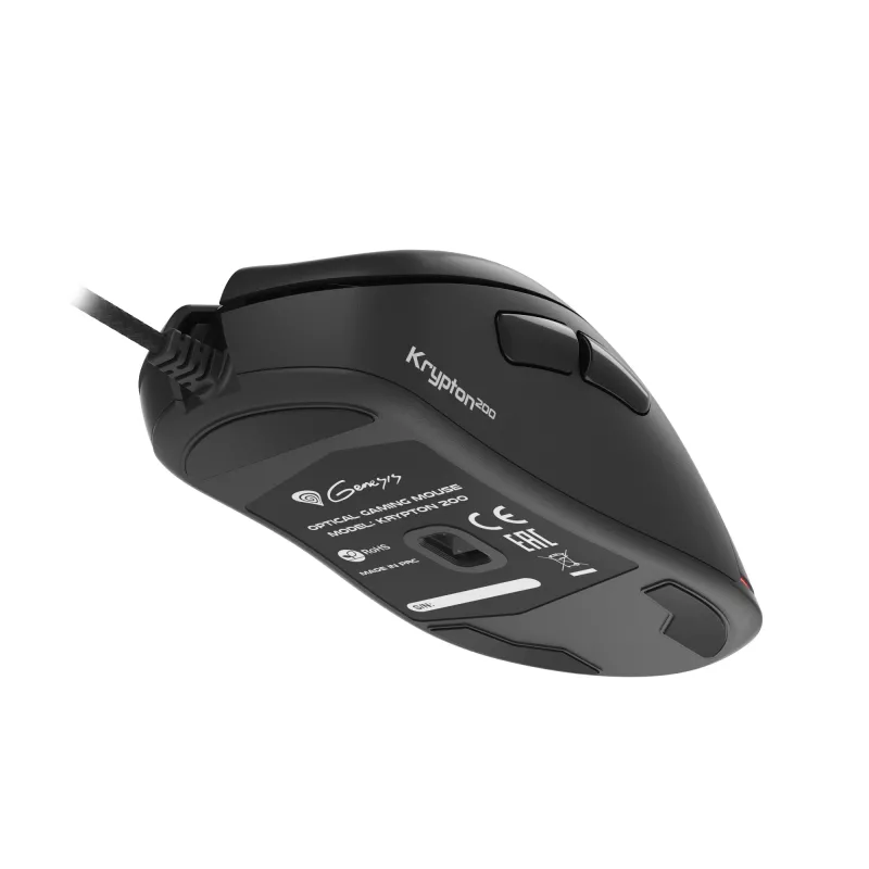 Ratón gaming GENESIS Krypton 200 diestro USB Type-A óptico 6400 DPI
