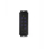 ICY BOX IB-HUB1703-QC3 USB 3.2 Gen 1 (3.1 Gen 1) Type-B 5000 Mbit/s negro