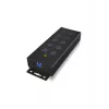 ICY BOX IB-HUB1703-QC3 USB 3.2 Gen 1 (3.1 Gen 1) Type-B 5000 Mbit/s negro