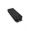 ICY BOX IB-HUB1703-QC3 USB 3.2 Gen 1 (3.1 Gen 1) Type-B 5000 Mbit/s negro
