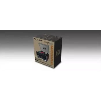 Tocadiscos de accionamiento directo Muse MT-112 W — semiautomático, 20 W RMS, salida de 3,5 mm, LCD, AC 100–240 V