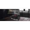 Muse MT-112 W tocadiscos microcadena con CD, USB, Bluetooth, radio FM, 33/45/78 rpm, marrón