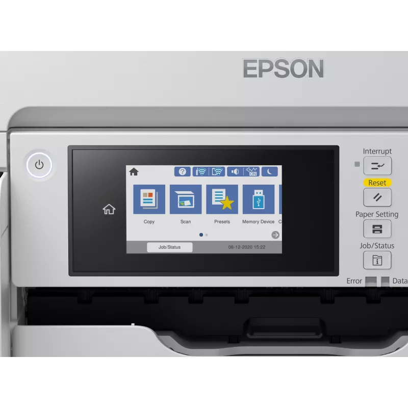 Equipo multifunción Epson M15180 — impresión de tinta monocroma, 4800x1200 DPI, escaneado en color 1200x1200, A4, Wi‑Fi, Ethernet, dúplex