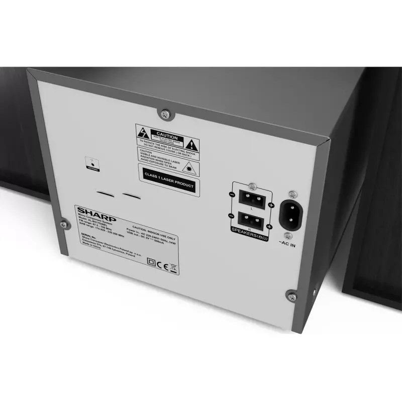 Microcadena de audio Sharp XL-B517D 45 W negra