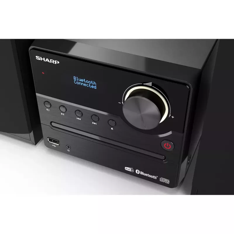 Microcadena de audio Sharp XL-B517D 45 W negra