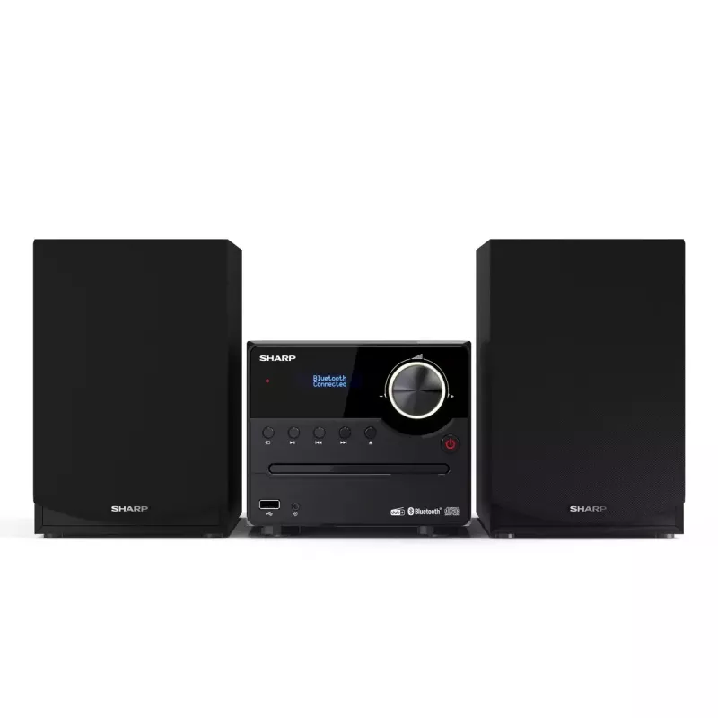 Microcadena de audio Sharp XL-B517D 45 W negra