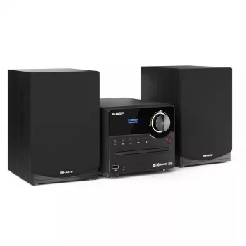 Microcadena de audio Sharp XL-B517D 45 W negra