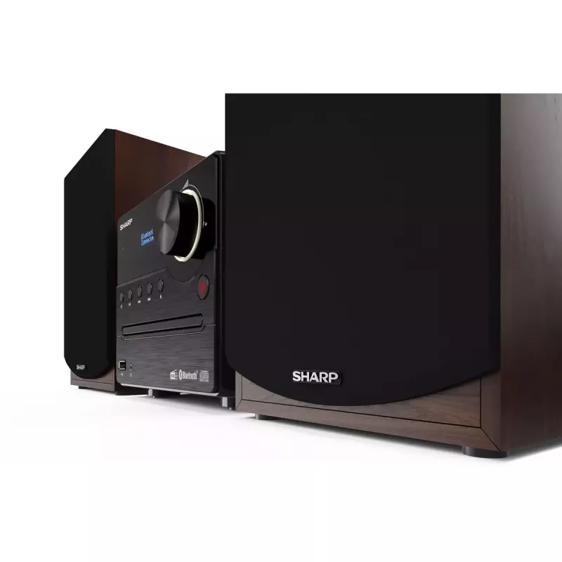 Microcadena de audio Sharp XL-B517D 45 W marrón