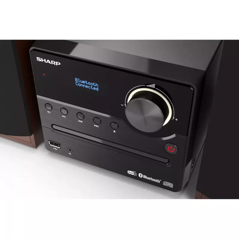 Microcadena de audio Sharp XL-B517D 45 W marrón