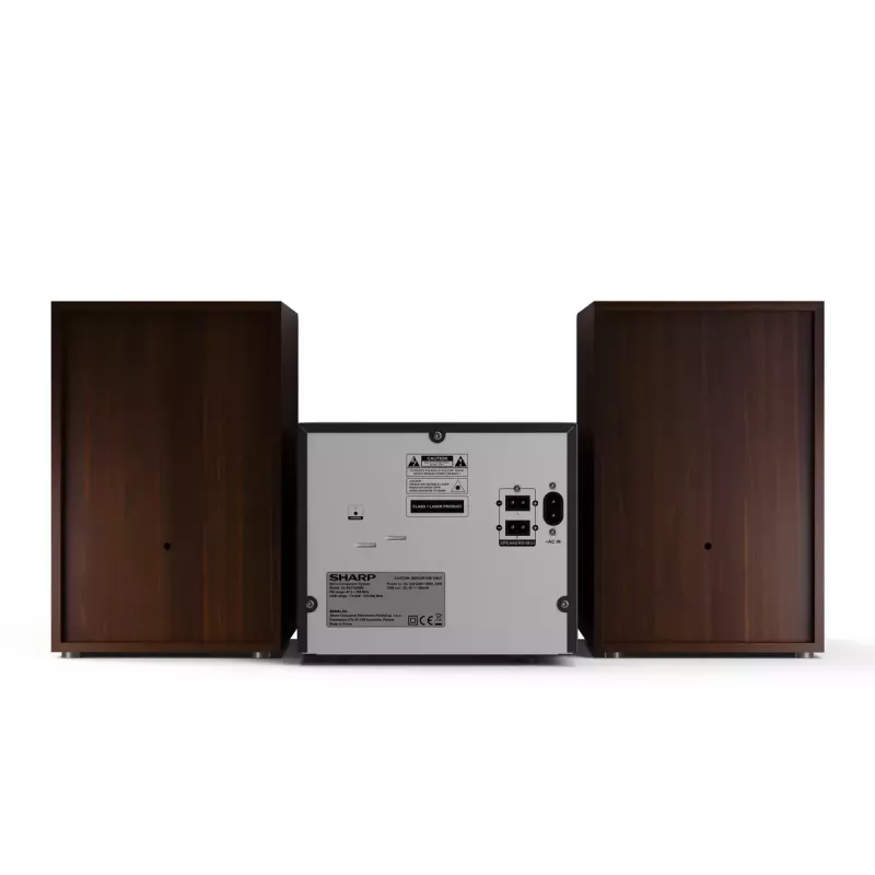 Microcadena de audio Sharp XL-B517D 45 W marrón