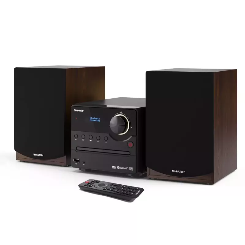 Microcadena de audio Sharp XL-B517D 45 W marrón