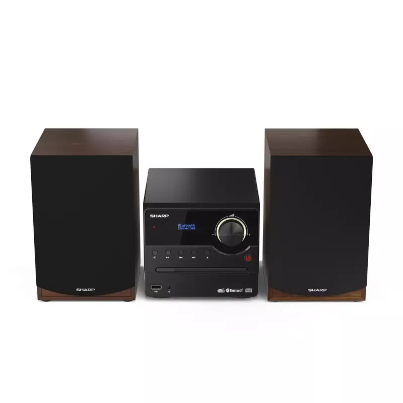 Microcadena de audio Sharp XL-B517D 45 W marrón