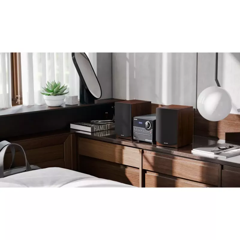 Microcadena de audio Sharp XL-B517D 45 W marrón