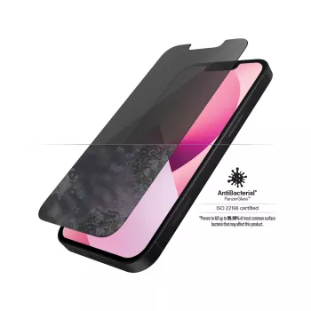 PanzerGlass ® Protector de pantalla de privacidad iPhone 13 Mini | Standard Fit
