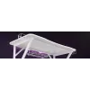 Genesis Holm 320 RGB escritorio gaming, blanco