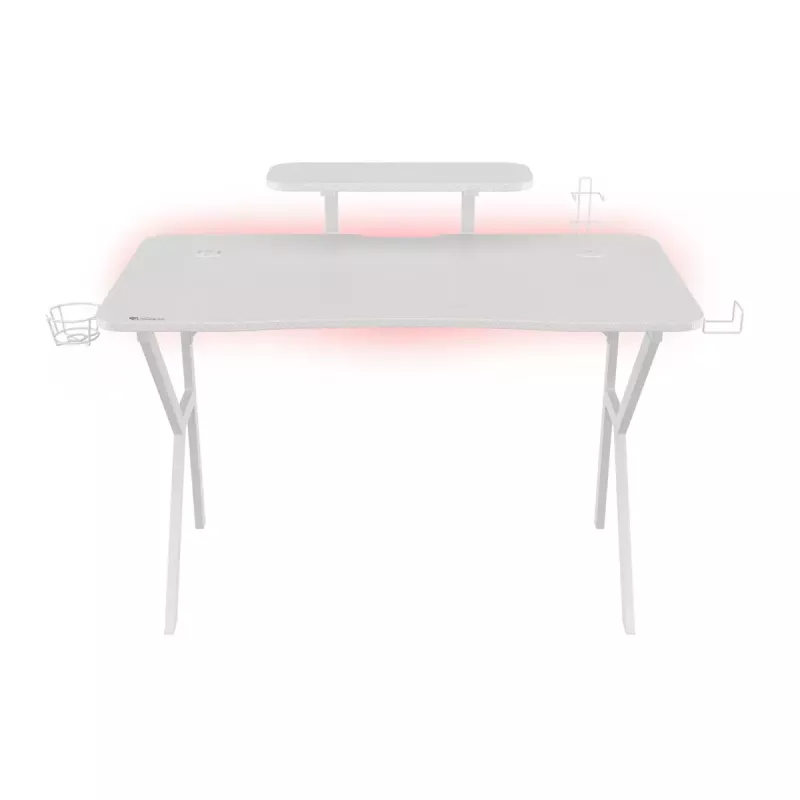Genesis Holm 320 RGB escritorio gaming, blanco