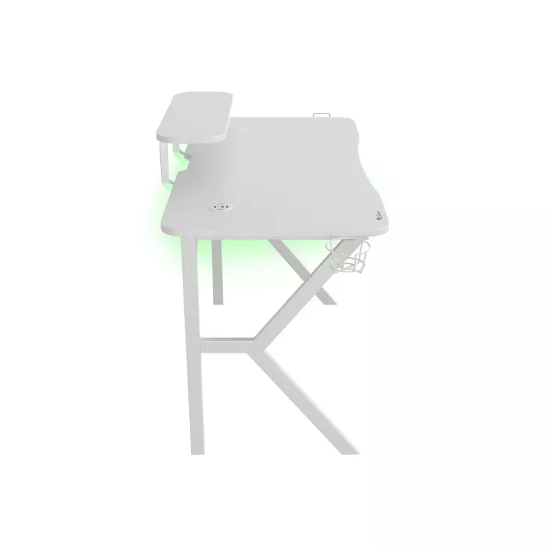 Genesis Holm 320 RGB escritorio gaming, blanco