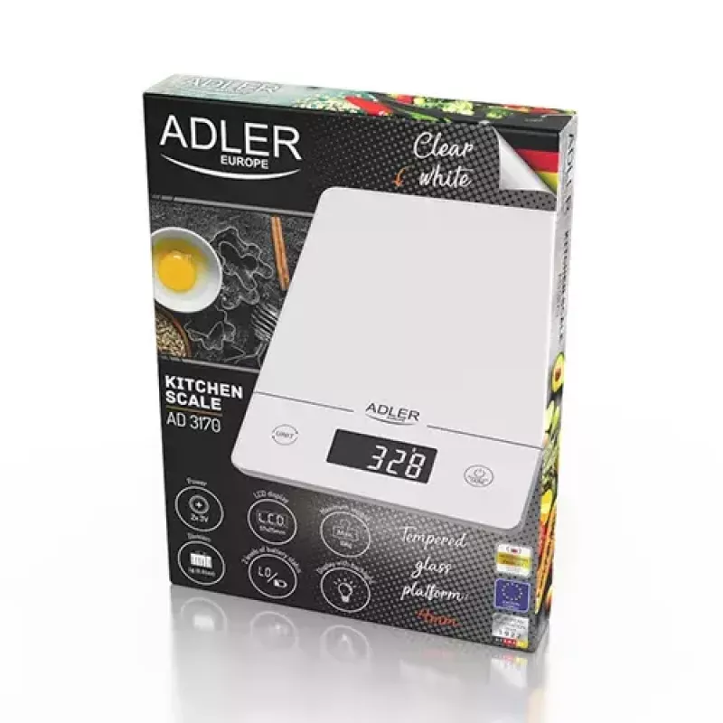 Báscula de cocina electrónica Adler AD 3170
