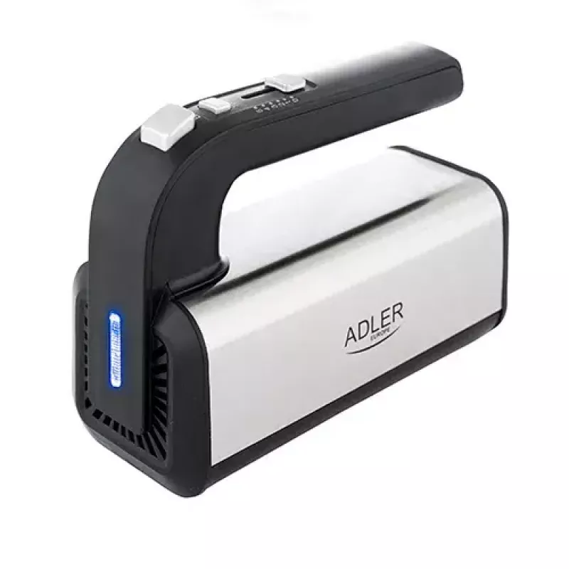 Batidora de mano Adler AD 4225 — 5 velocidades, turbo, 300 W, acero inoxidable/plata-negro, varillas y ganchos amasadores