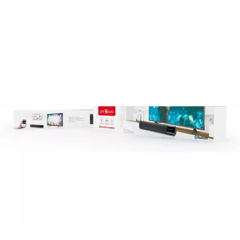 Altavoz estéreo portátil Gembird SPK-BT-BAR400-01