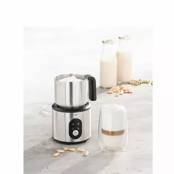 Espumador de leche Caso Crema & Choco 500 W 0,35 l – espumador de leche eléctrico para espuma caliente y fría
