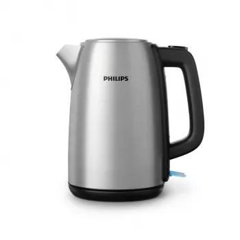 Hervidor de agua Philips Viva Collection HD9351/90, 1,7 L, 2020 W, metal, indicador de nivel de agua, inalámbrico, filtro