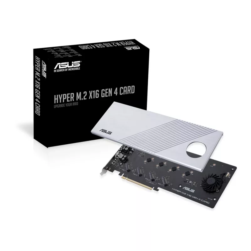 ASUS Hyper M.2 x16 Gen 4 tarjetas adaptadoras/interfaz internas