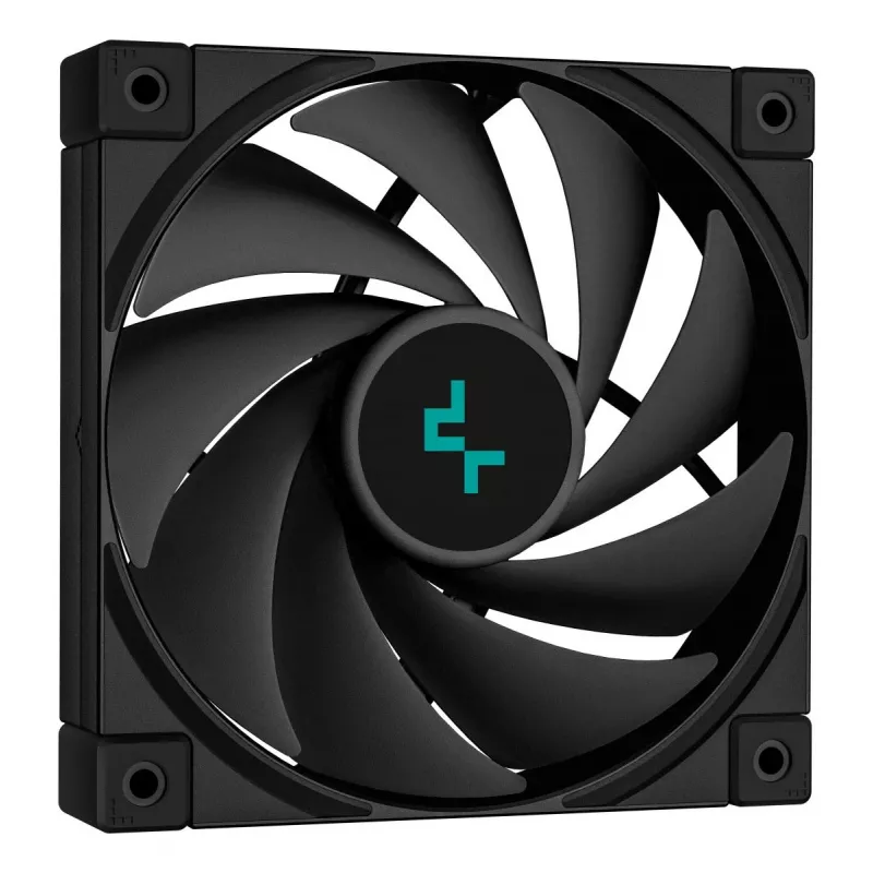 Ventilador de CPU DeepCool AK620 12 cm, dos ventiladores de 120 mm, 6 heatpipes, TDP 260 W, PWM, FDB, altura 160 mm, negro