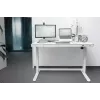 Escritorio eléctrico regulable en altura DIGITUS 120x60x12cm con USB blanco