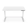 Escritorio eléctrico regulable en altura DIGITUS 120x60x12cm con USB blanco