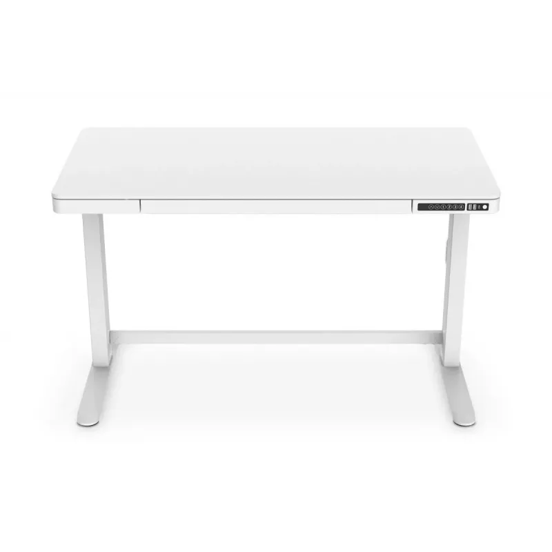 Escritorio eléctrico regulable en altura DIGITUS 120x60x12cm con USB blanco