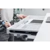 Escritorio eléctrico regulable en altura DIGITUS 120x60x12cm con USB blanco