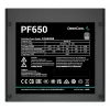 Fuente de alimentación ATX DeepCool PF650 650 W, 80 PLUS White, ventilador de 120 mm, no modular