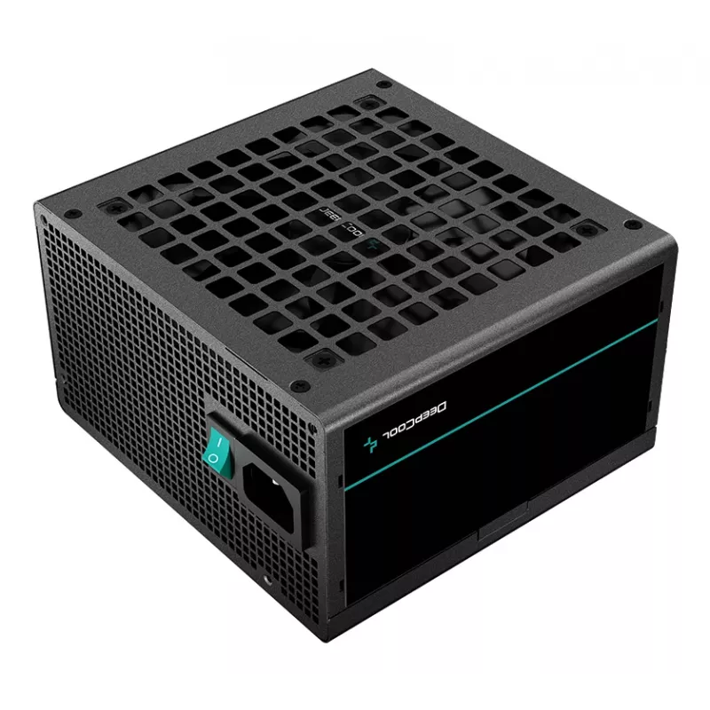 Fuente de alimentación ATX DeepCool PF650 650 W, 80 PLUS White, ventilador de 120 mm, no modular