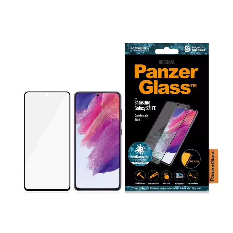 Protector de pantalla PanzerGlass para Samsung Galaxy S21 FE