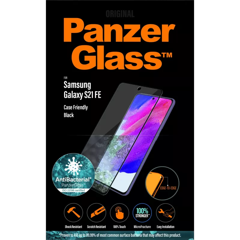Protector de pantalla PanzerGlass para Samsung Galaxy S21 FE