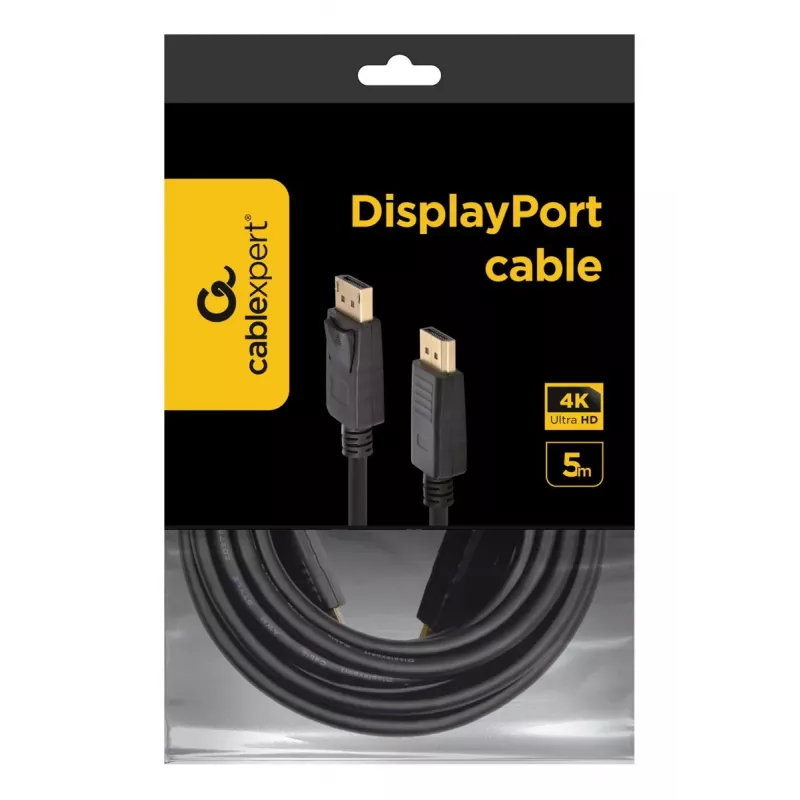 Cable DisplayPort GEMBIRD 4K V1.2 - 5 m