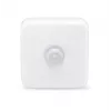 WiZ 929002422302 sensor de movimiento WiFi inalámbrico, 3–15 m, de pared, para interior, blanco