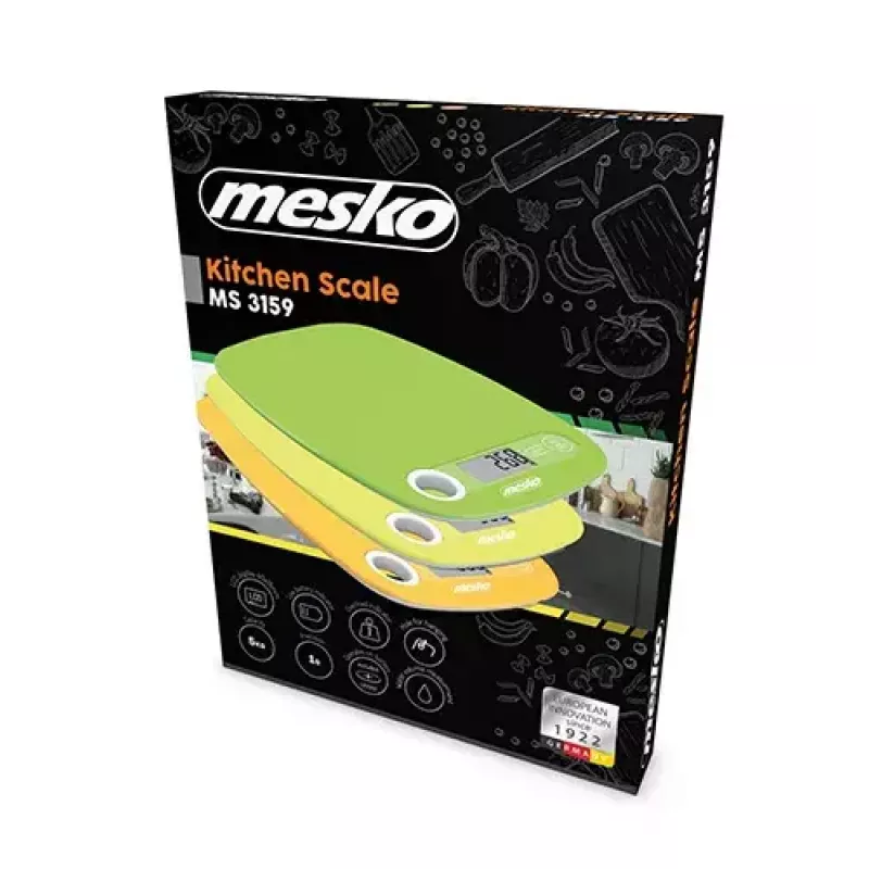 Báscula de cocina electrónica Mesko Home MS 3159y