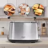 Adler AD 3214 tostadora, 2 ranuras, acero inoxidable, 750 W