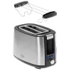 Adler AD 3214 tostadora, 2 ranuras, acero inoxidable, 750 W