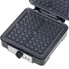 Gofrera Adler AD 3049, 4 gofres cuadrados, antiadherente, 1800 W, negra