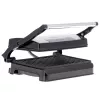 Parrilla de contacto Adler AD 3052 rectangular acero/negro, 1200 W, superficie de parrilla, tapa con bloqueo