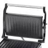 Parrilla de contacto Adler AD 3052 rectangular acero/negro, 1200 W, superficie de parrilla, tapa con bloqueo