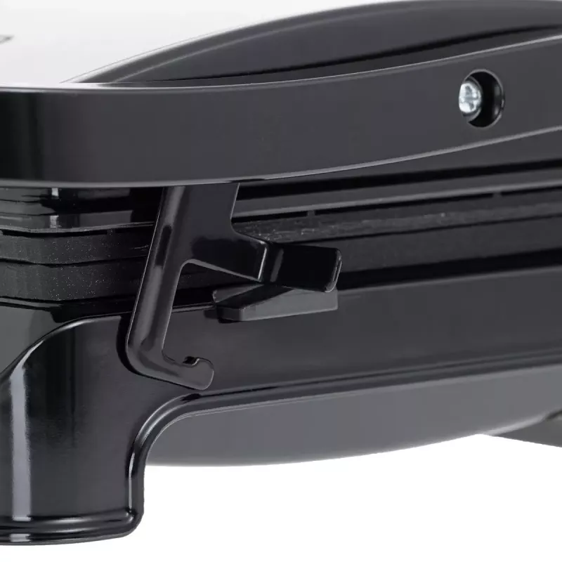 Parrilla de contacto Adler AD 3052 rectangular acero/negro, 1200 W, superficie de parrilla, tapa con bloqueo