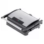 Parrilla de contacto Adler AD 3052 rectangular acero/negro, 1200 W, superficie de parrilla, tapa con bloqueo